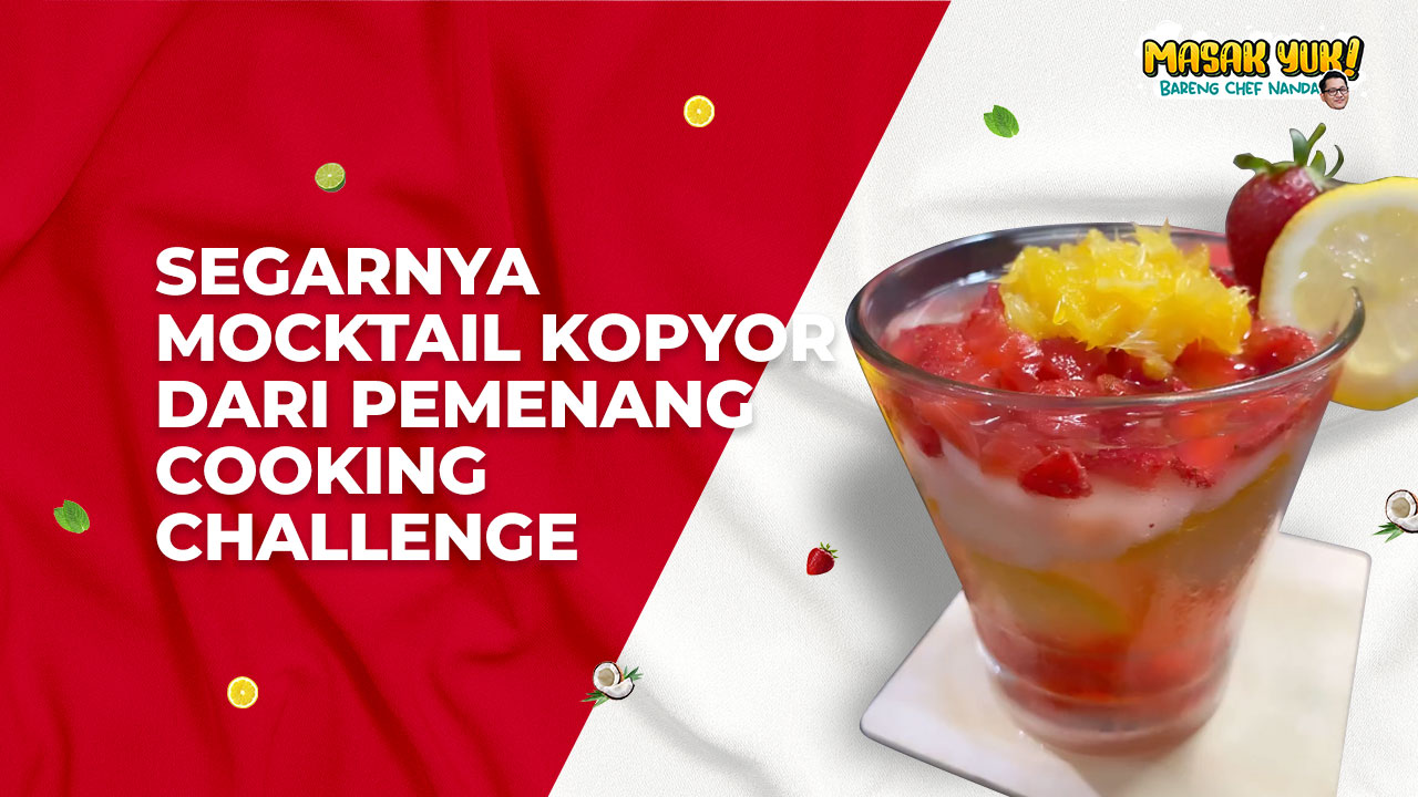 Segarnya Mocktail Kopyor Dari Pemenang Cooking Challenge