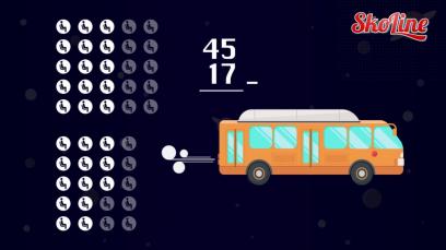 Matematika – Pengurangan 2-4 Digit : Dengan Teknik Peminjam