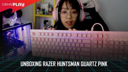 UNBOXING RAZER HUNTSMAN QUARTZ PINK