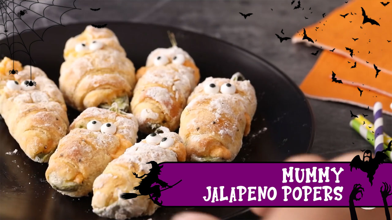 Mummy Jalapeno Poppers