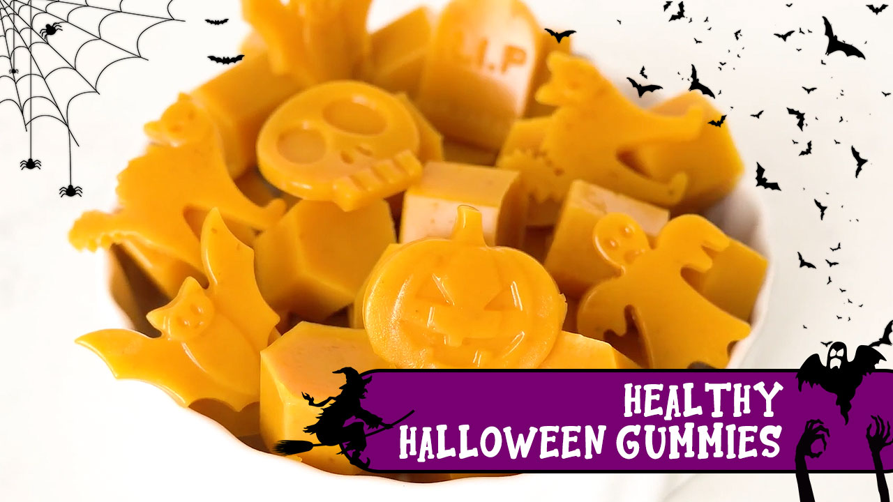 Resep Camilan Halloween Sehat Gummy Pure Labu Manis