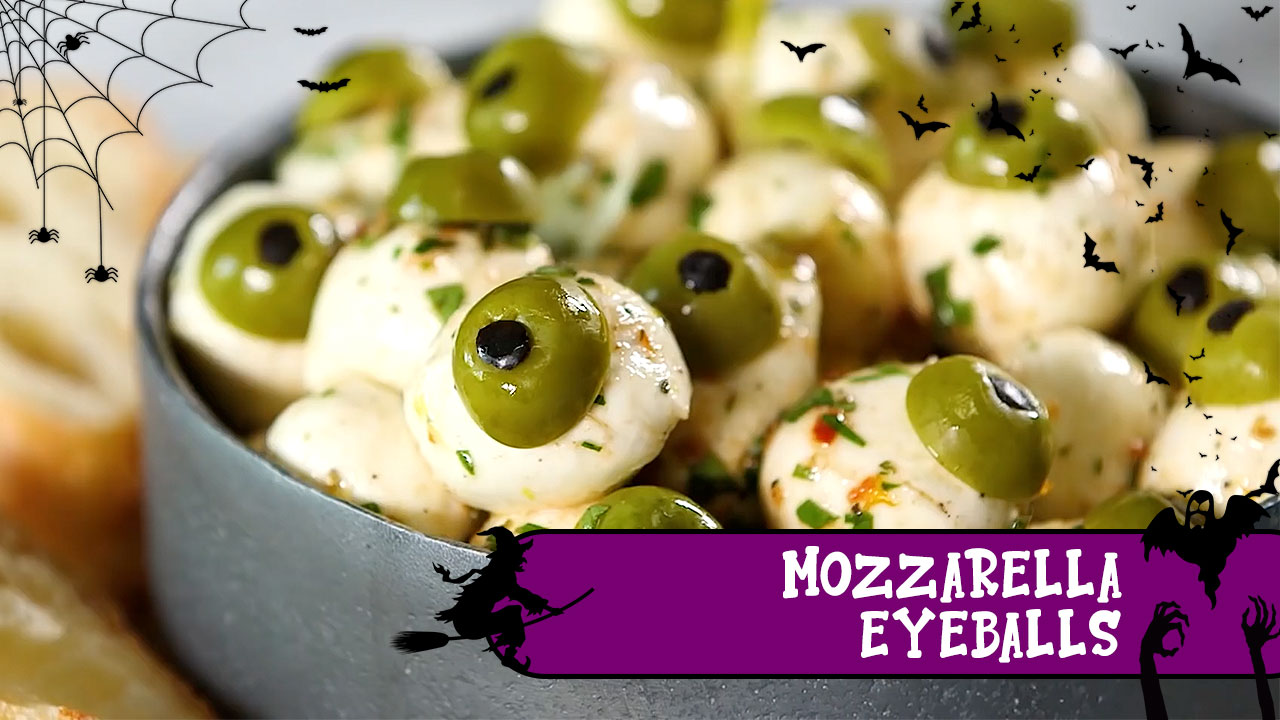 Resep Hidangan Pembuka Bola Mata Mozzarella yang Dimarinasi